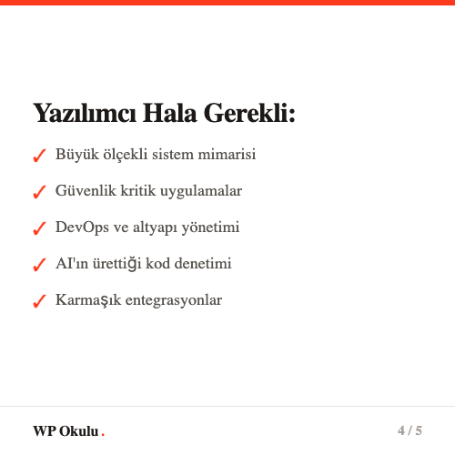 Yazılımcının yeni rolü - Karmaşık sistemler, mimari, danışmanlık