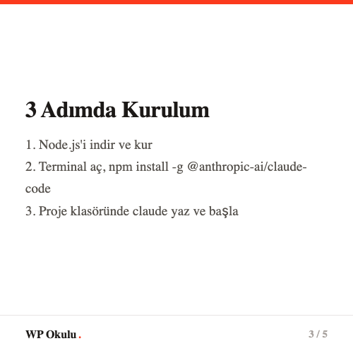 Terminal kullanımı - Komut satırına giriş
