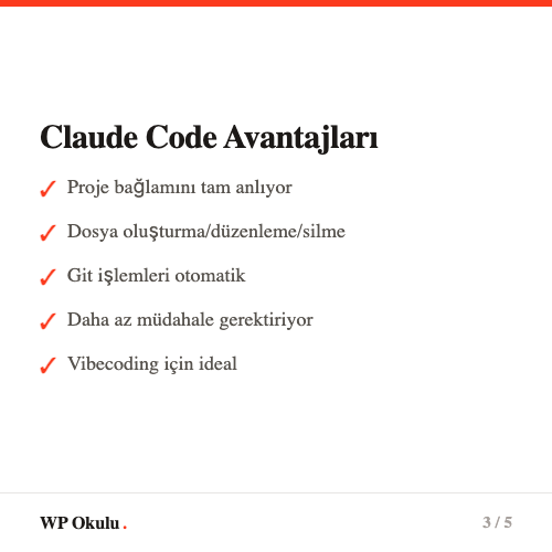 Claude Code terminali - Otonom AI agent calisma sekli