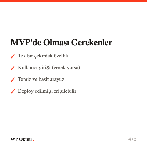 MVP örneği - Randevu yönetim sistemi adım adım