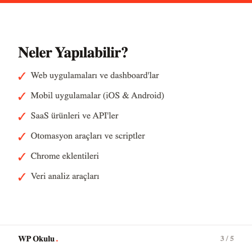 Vibecoding ile neler yapılabilir? - Web uygulaması, mobil uygulama, otomasyon